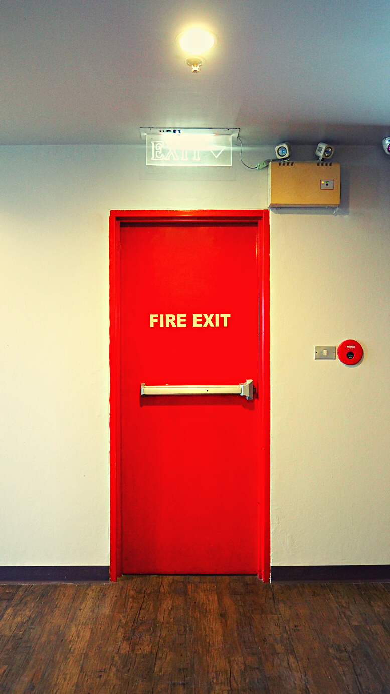 Emergency Fire Exit Door